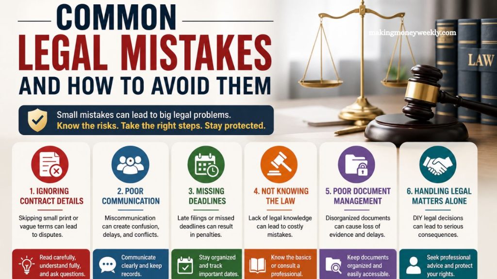 Common Legal Mistakes and How to Avoid Them Common Legal Mistakes