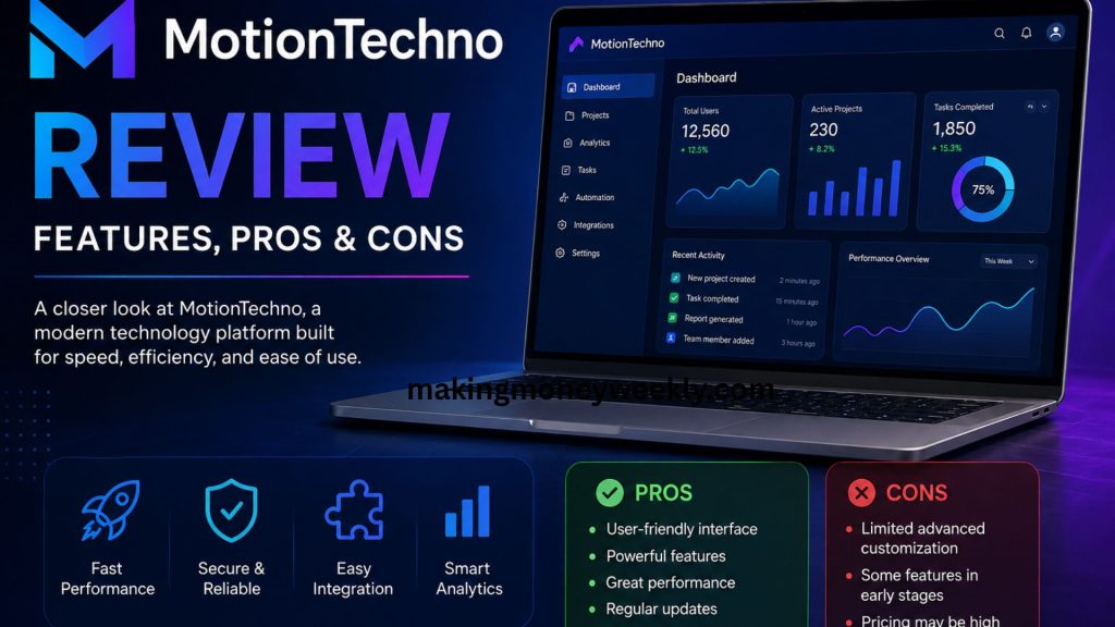 MotionTechno Review Features, Pros & Cons